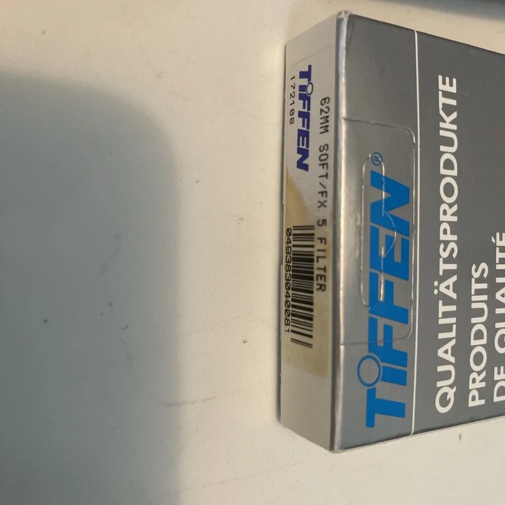 X5 Tiffen Filters 3 Are 55mm , 2 Are 62mm ,‎ Brand New